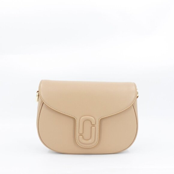 Marc Jacobs The Messenger Saddle Bag Medium In Leather Camel Cream OS - Picture 5 of 16
